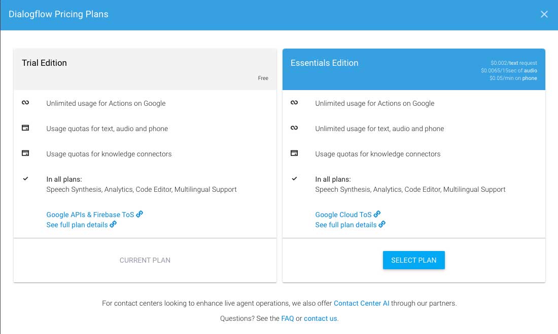 create chatbot with dialogflow