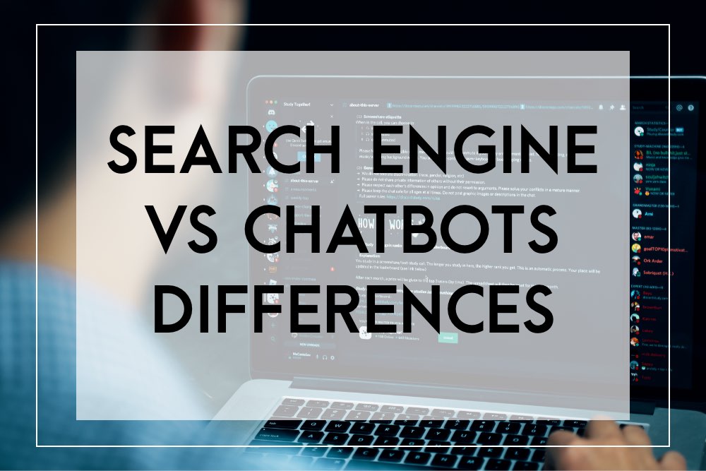 Search engine vs chatbot differences